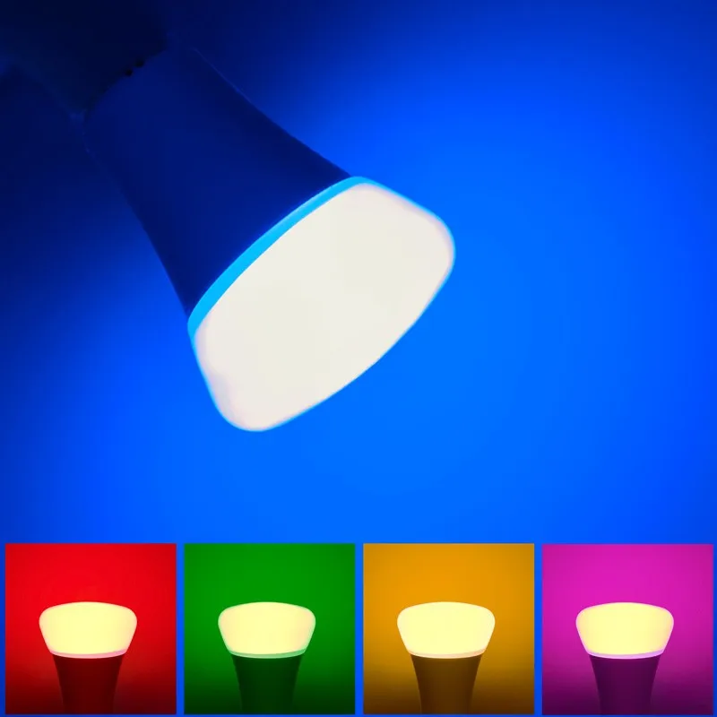 10 Вт Светодиодная лампа RGB E27 12 цветов с дистанционным управлением Светодиодные