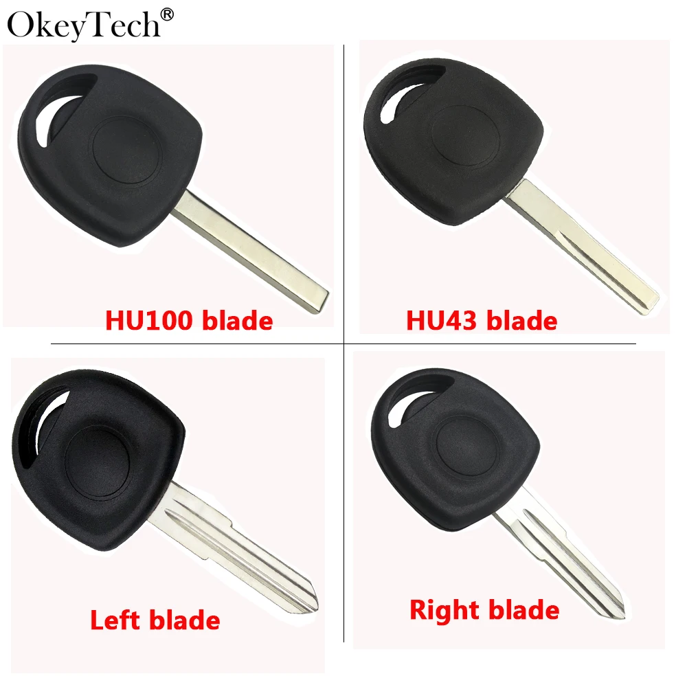 OkeyTech чехол для автомобильного ключа транспондера HU100/HU43/YM28/HU46 Vauxhall Opel Vectra Agila Astra