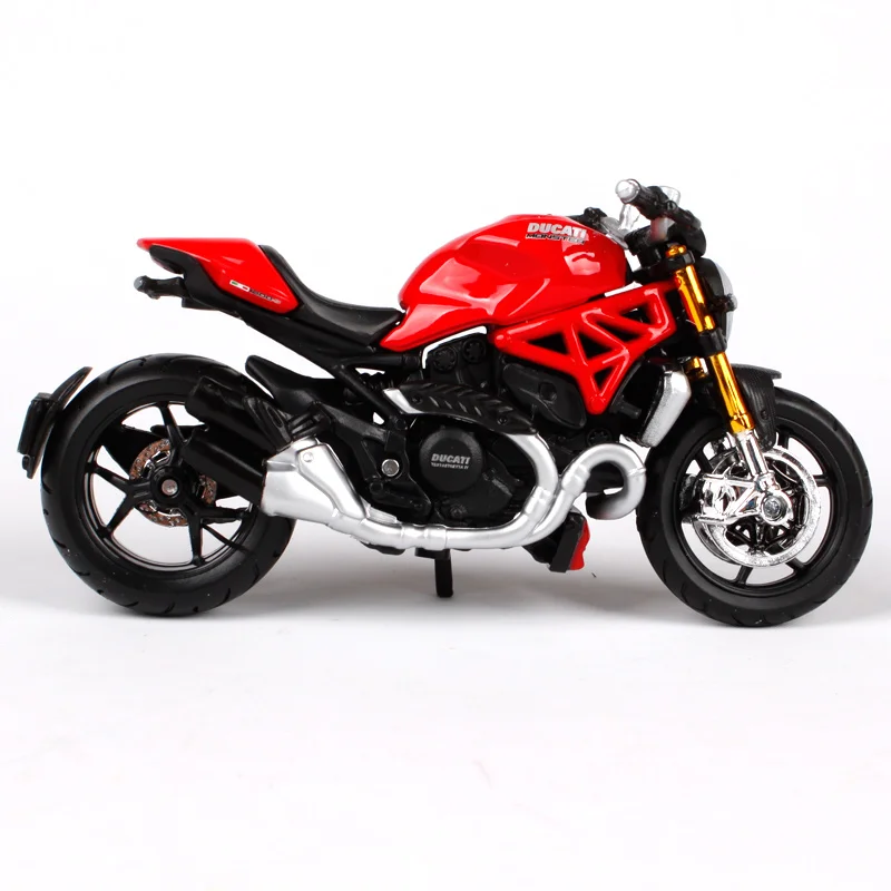 Мотоцикл Maisto 1/18 Ducati Monster 1200S 13095 красный D5 модель мотоцикла литой мотоцикл для