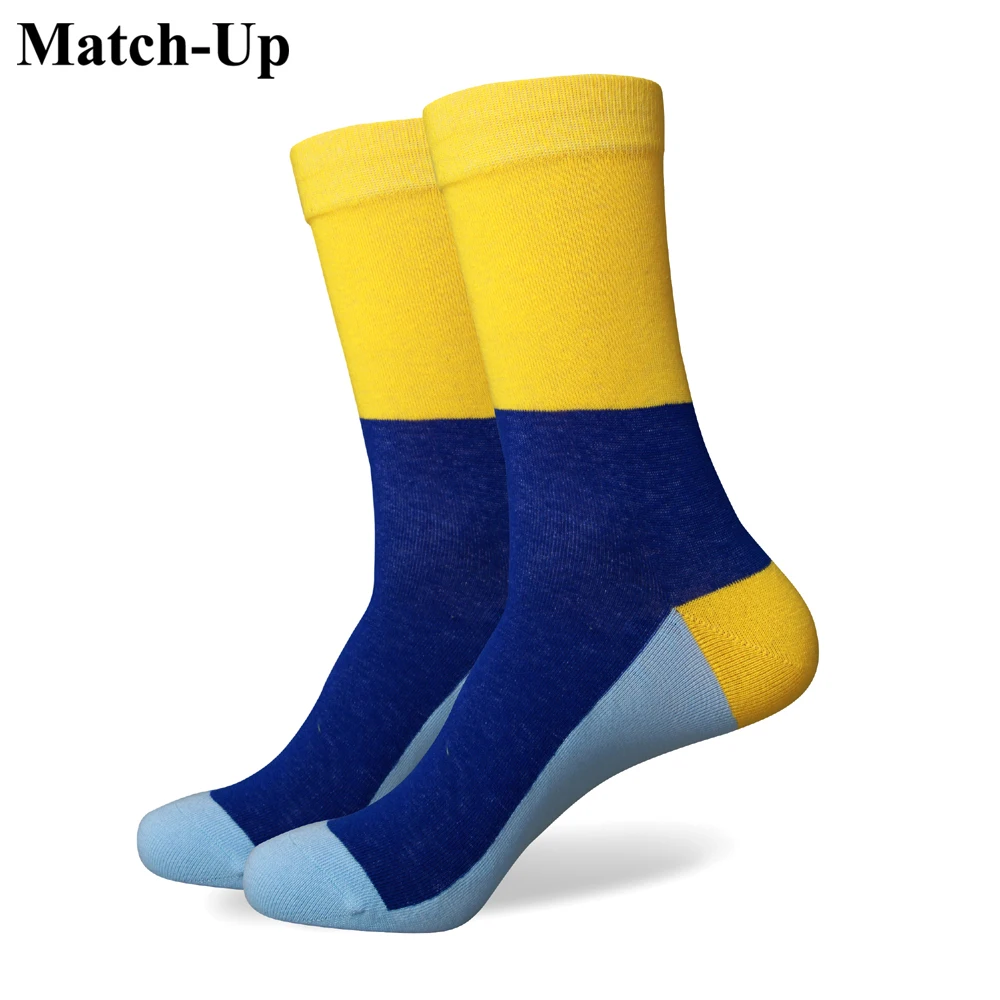 

Match-Up new men's colorful combed cotton socks student socks