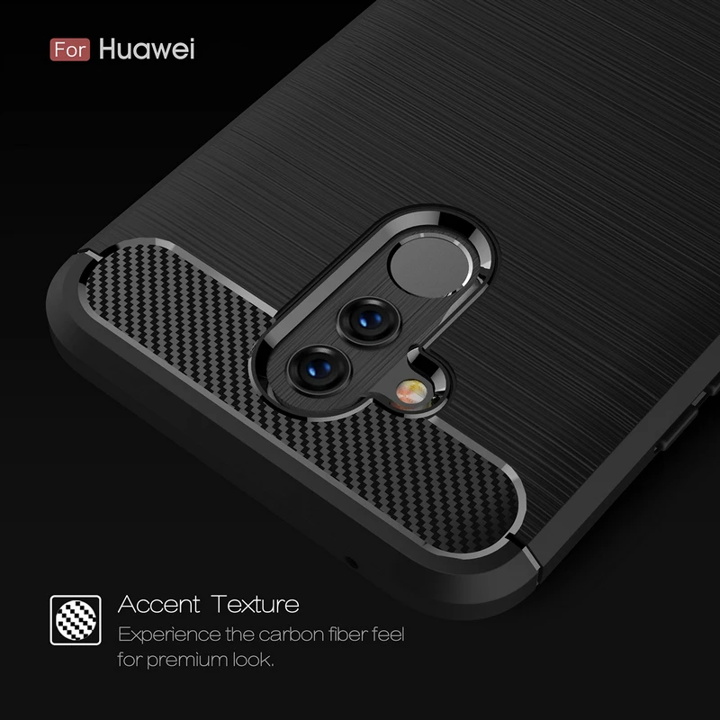 Силиконовые чехлы для Huawei Mate 20 X P30 Lite Honor 8C 8X Y5 Y62018 роскошный углеродный чехол Nova 3 4