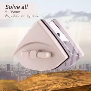 Регулируемая Магнитная щетка для чистки стекла для мытья окон аквариумное стекло магнит щетка очистки кисти в течение 5-35 мм 3-24 мм стекло