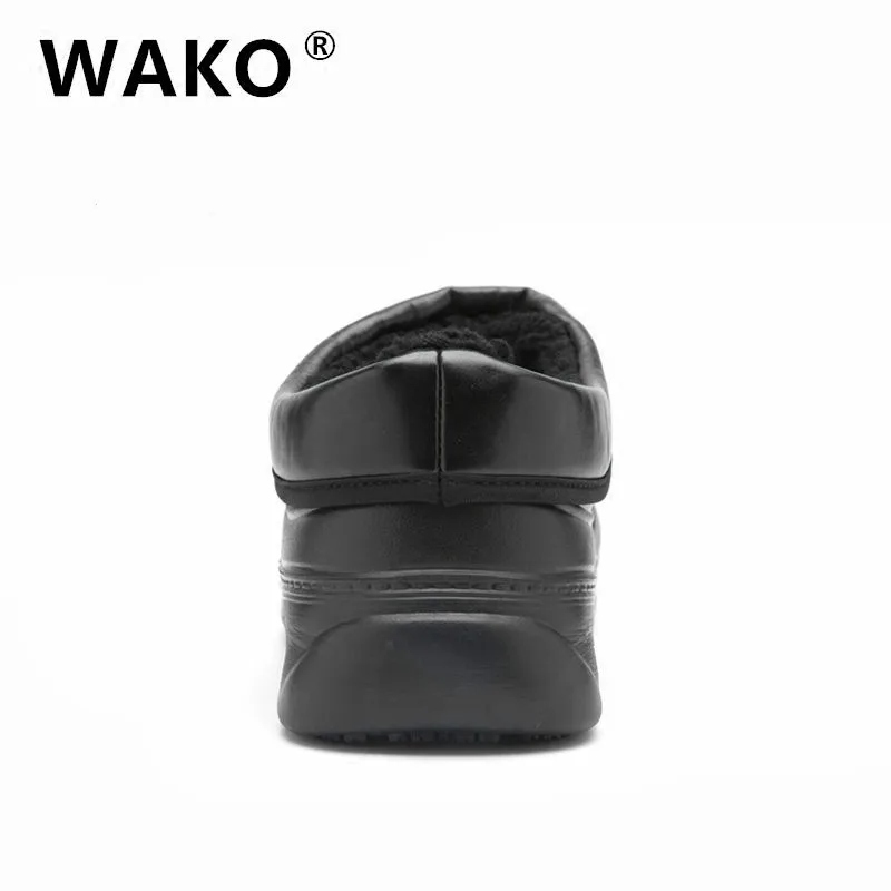 Мужские ботинки для шеф-повара WAKO JM9031 зимние с меховой подкладкой