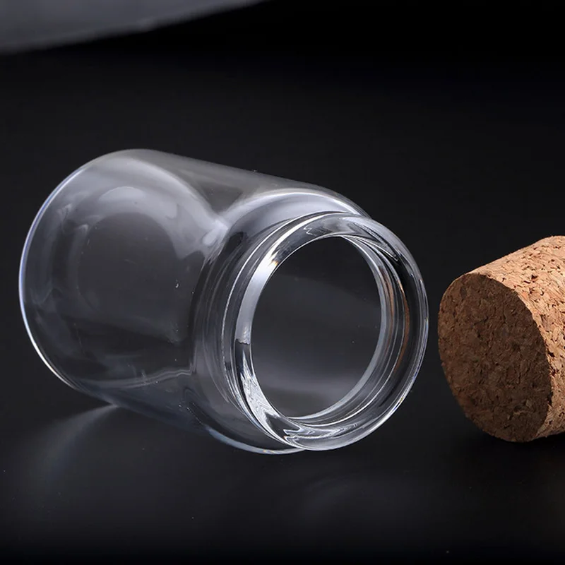 Hoomall 10 шт мини из прозрачного стекла бутылки Флаконы пустой образец баночки с