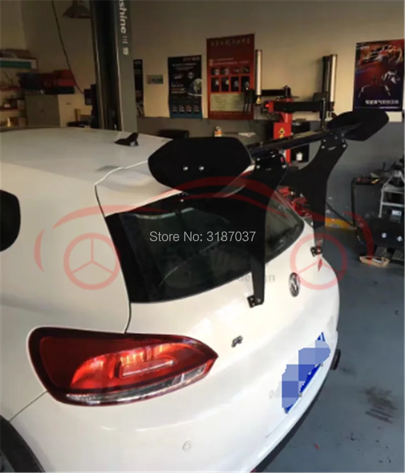 Для Scirocco Golf 4 5 6 7 MK4 MK5 MK6Carbon волокно заднее крыло багажника спойлер на заднюю крышу спойлер крыло багажника губы загрузки крышка автомобиля Стайлинг