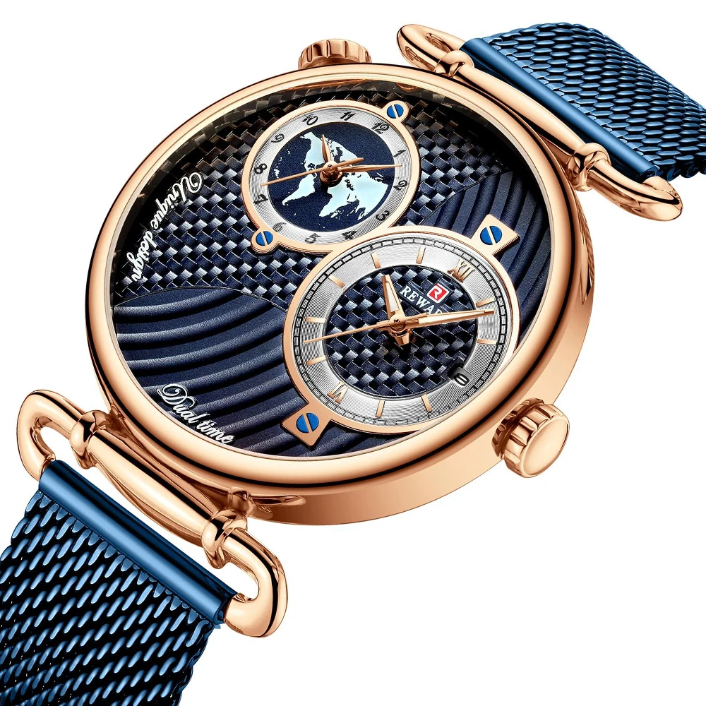 Мужские наручные часы reloj hombre водонепроницаемые с сетчатым ремешком
