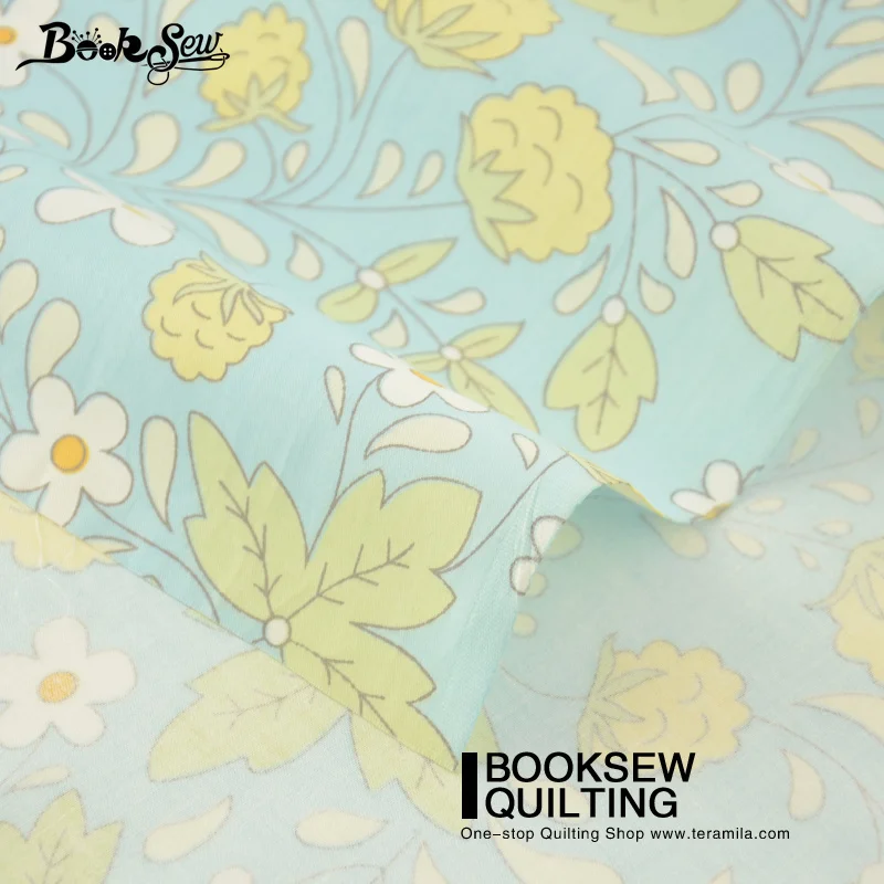 Домашний текстиль booksew синий 100% хлопок саржевая ткань шитье детское платье