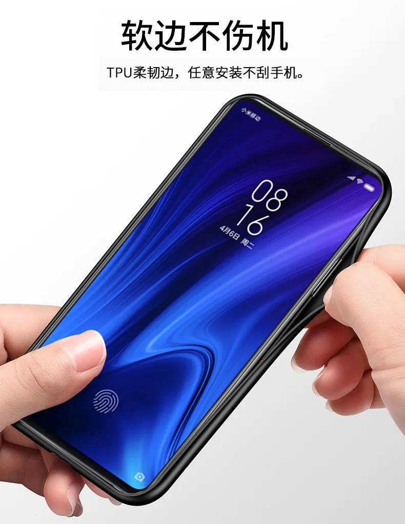 Для xiaomi Red mi K20 Pro чехол Роскошный Жесткий из закаленного стекла с кольцом-подставкой Магнитный защитный чехол на заднюю панель для xiaomi mi 9T Pro