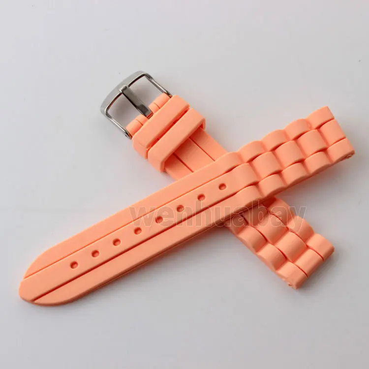 Ремешок для часов из нержавеющей стали диаметр 18 мм серебристый с пряжкой 7 видов