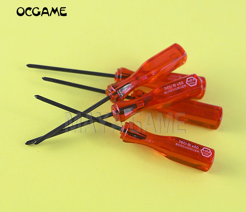 Высококачественная красная треугольная отвертка OCGAME 100 шт./лот 2 5 мм Y Tri Wing для NDS