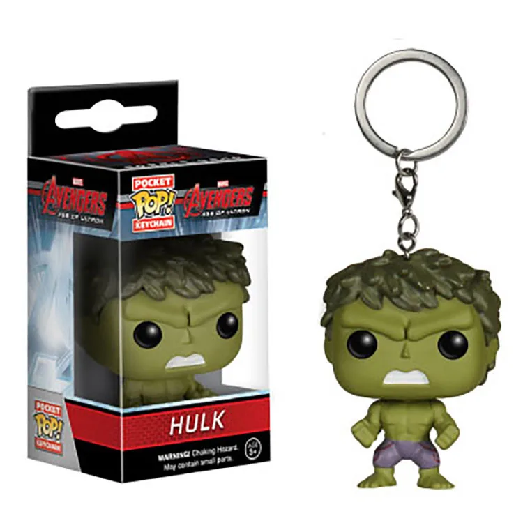 13 FUNKO POP Avengers 4: Endgame капитан чудо-яд Дэдпул брелок с Железным человеком Фигурки игрушки для детей Рождественский подарок - Цвет: 13