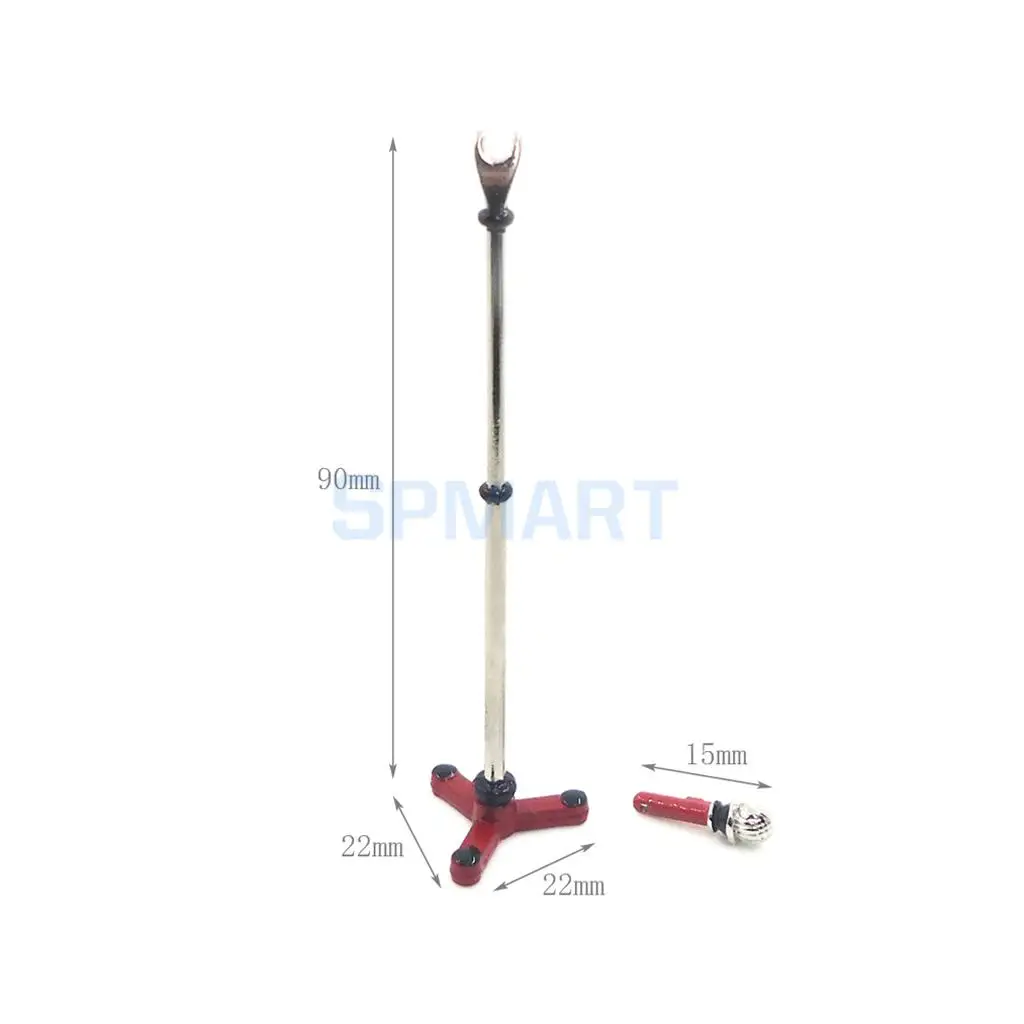 Миниатюрный микрофон из сплава для кукольного домика 1/12 | Игрушки и хобби