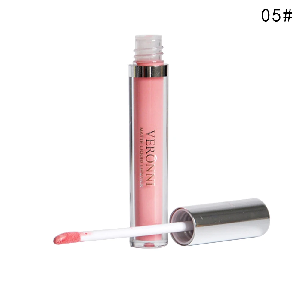 VERONNI 13pcs/set Durable Matte Waterproof Matte Liquid Lipstick Lip Sexy Lip Gloss Non-stick Cups Do Not Fade Tint Korean TSLM2