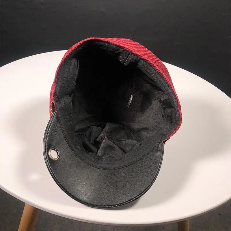 

2018 New Fashion Solid Color Corduroy Beret Casual Cap Man Woman Newsboy Hat Flat Hat Autumn Winter Vintage Cotton Sport Gorro