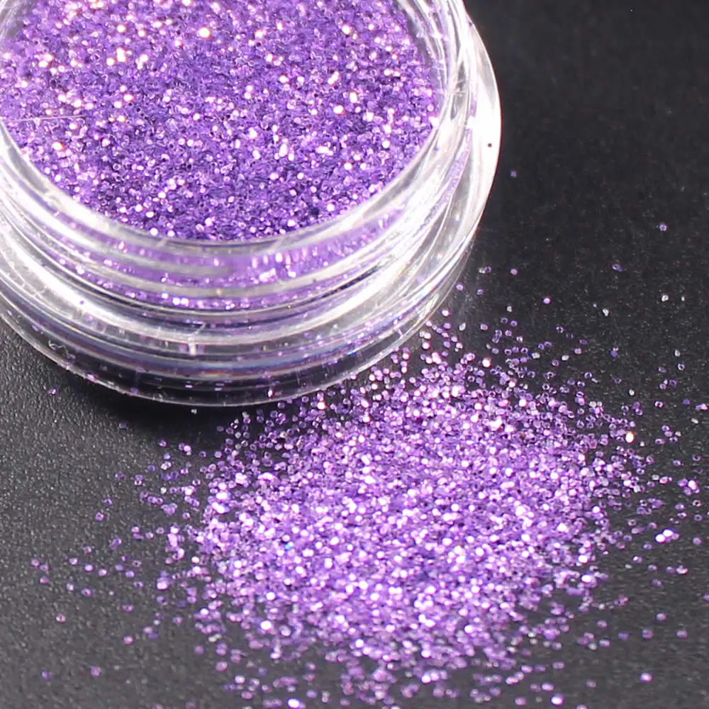 light purple Новинка, 12 цветов, блестящий набор инструментов для дизайна ногтей, акриловый камень, инструменты для полировки ногтей, 3D украшения для дизайна ногтей, блестящая пудра для ногтей, NR91 - Цвет: light purple
