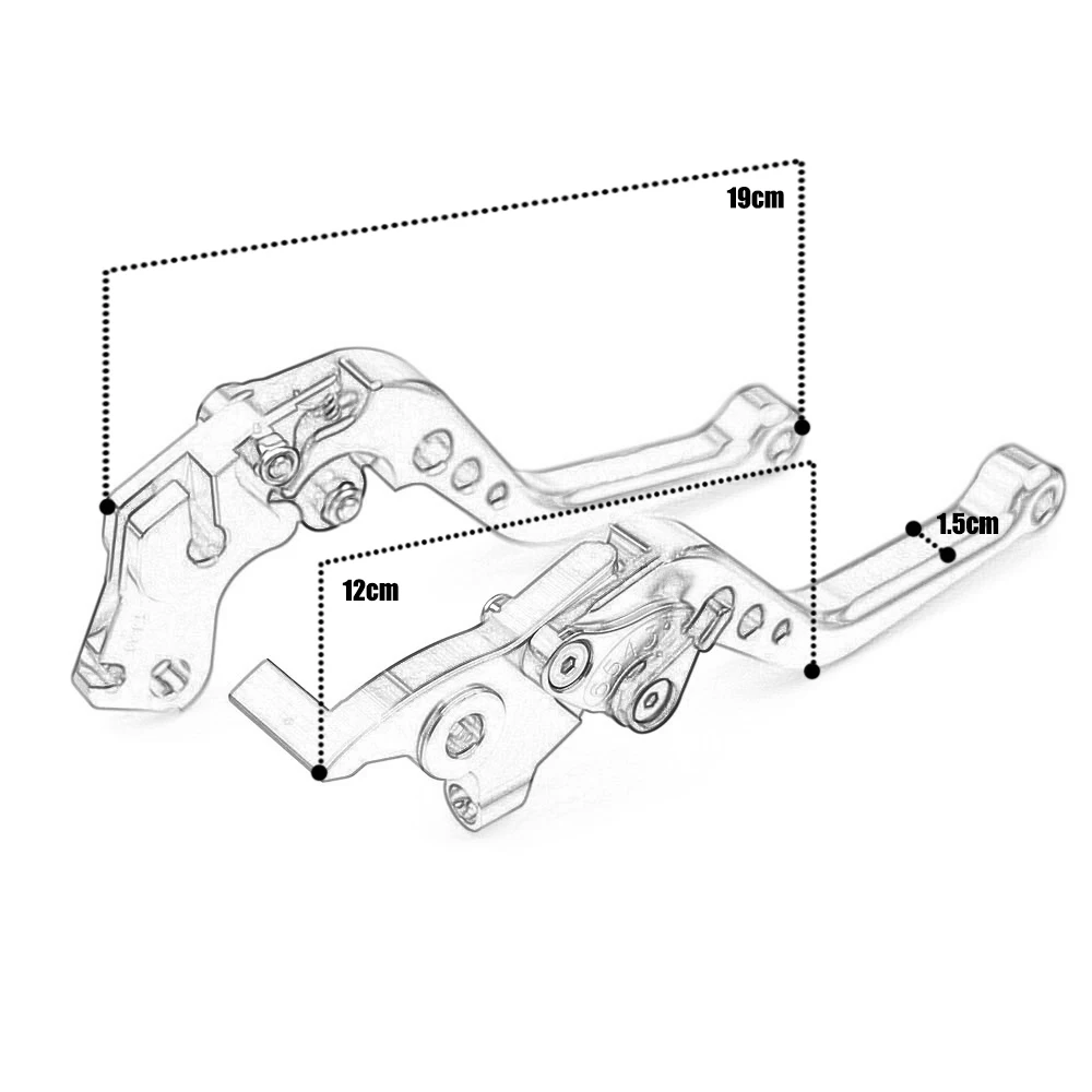 Оранжевые алюминиевые рычаги тормозной муфты CNC для мотоциклов KTM Duke 250 390 RC250 2013 2016