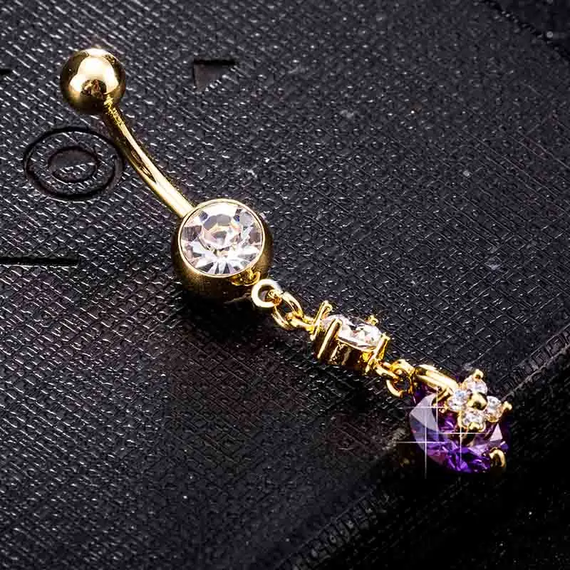 Модное женское кольцо для пупка украшение пирсинга тела из хирургической