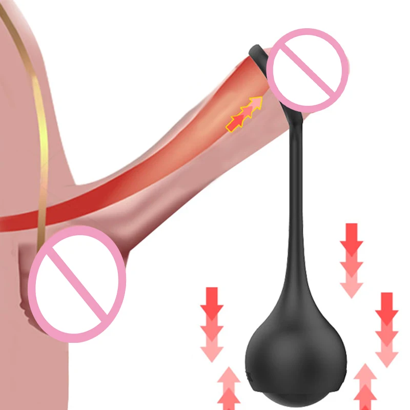 Металлическая Вешалка для пениса удлинитель растягивающееся кольцо на член