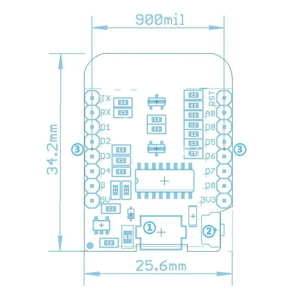 Модуль NodeMcu Mini D1 модуль Lua 4 Мб WLAN Wi Fi макетная плата для интернета Arduino ESP8266