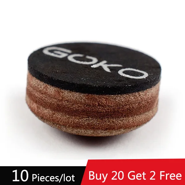 Новинка 2016 10 шт./лот многослойные наконечники бильярдного кия мм/11 5 75 мм/13 мм для