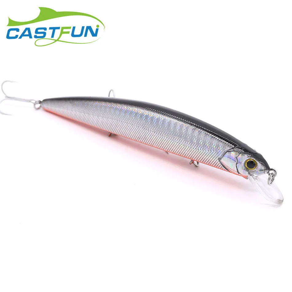 CASTFUN большая приманка Minnow 20 г 13 см плавающая верхняя водная воблер Щука