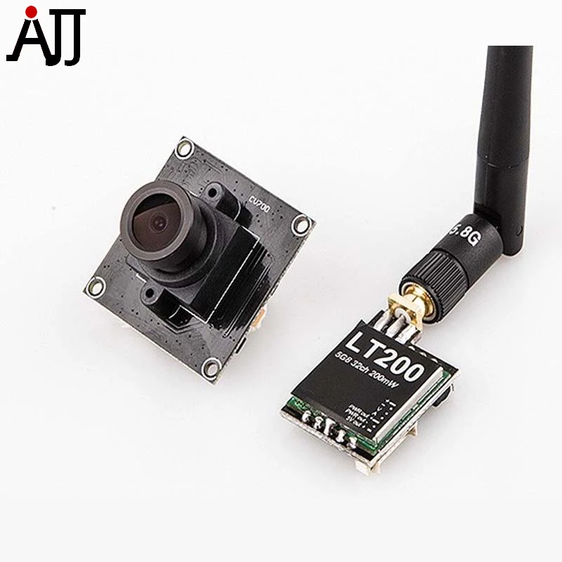 Камера ELGAE FOV127 800TVL CCD 960H FPV200 с кабелем FPV RTU и передатчиком 32CH 5 8G 200mW LT200 VTX | Игрушки