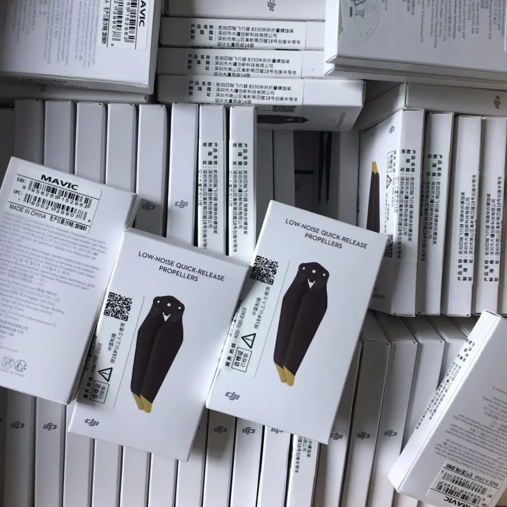 Оригинальный 1 пара 8331 пропеллеров для DJI Mavic Pro Platinum малошумные быстроразъемные
