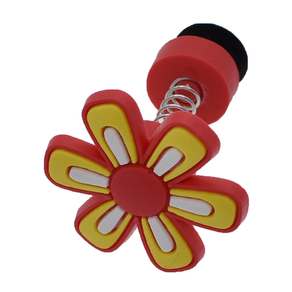 1 шт. цветы ПВХ украшения для обуви красивые розовые красные растения аксессуары