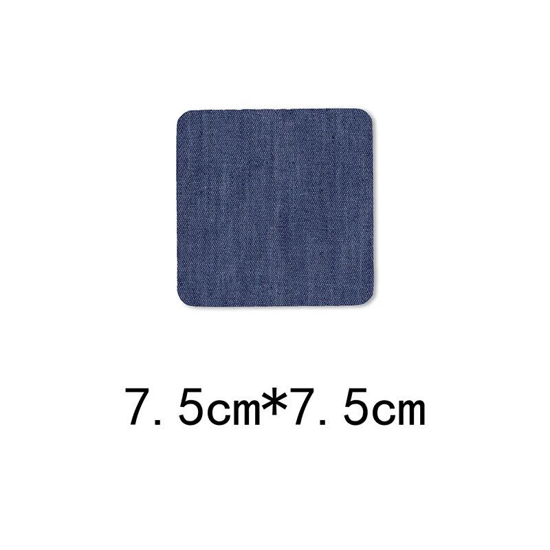 7.5cm7.5Sapphireblue Джинсовые вырезки режущая деталь вышивка ковбой патч джинсы патч одежда украшение ремонт отверстия глажка - Цвет: 7.5cm7.5Sapphireblue