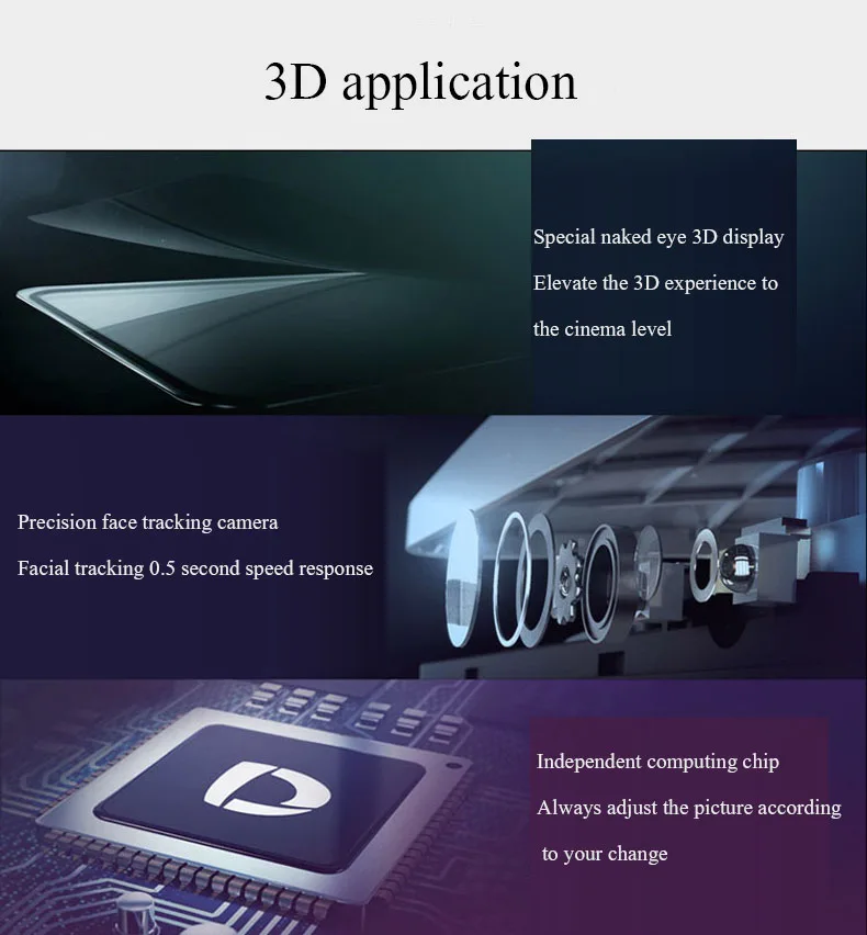 MP4 payer 3D VR экран дисплея открытое отверстие 3D коробка 3D плеер с wifi bluetooth аккумулятор для джойстика для android мобильного телефона