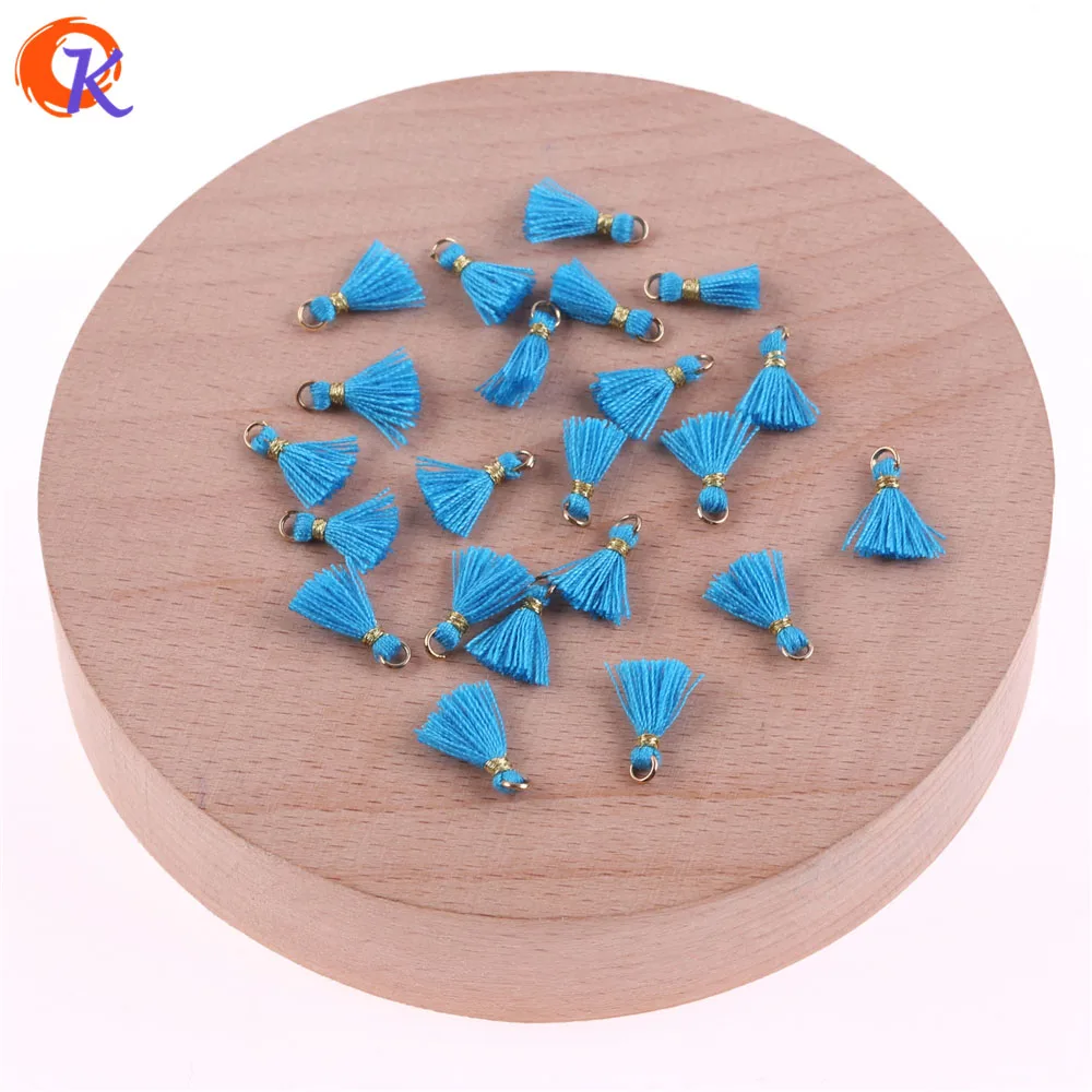 LS-1CM-42 Сердечный дизайн 20 шт./лот 1 см хлопковые кисточки/Аксессуары для ювелирных изделий/Ювелирные изделия/золотое кольцо/серьги кисточки/diy Аксессуары - Цвет: LS-1CM-42