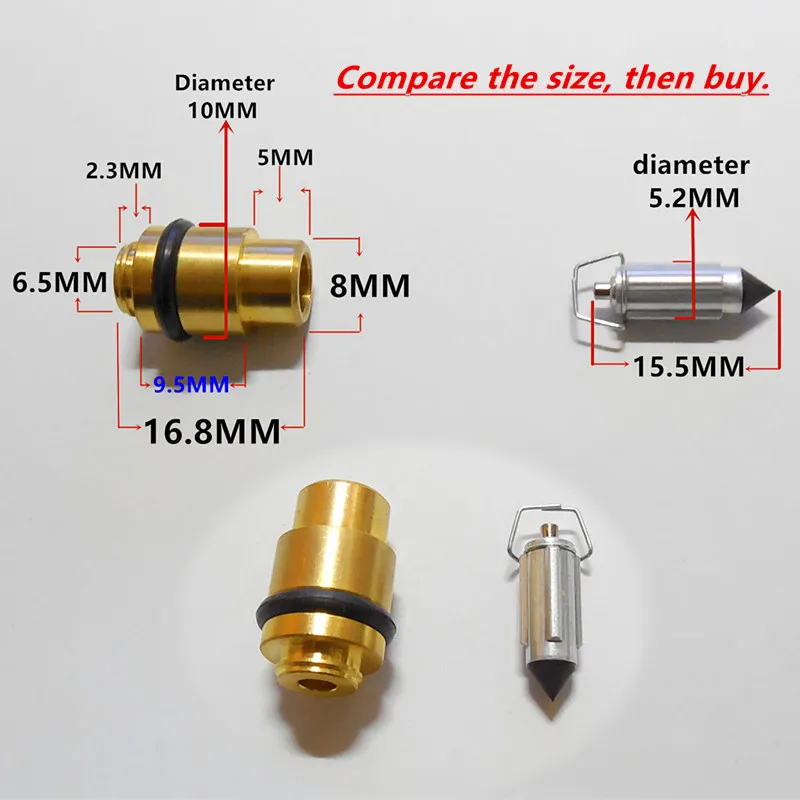Мотоцикл Mikuni карбюратор игольчатый клапан и seat kit для GN125 ~ 250 AX100 ТЗР МБР GSX GTX SPX XP