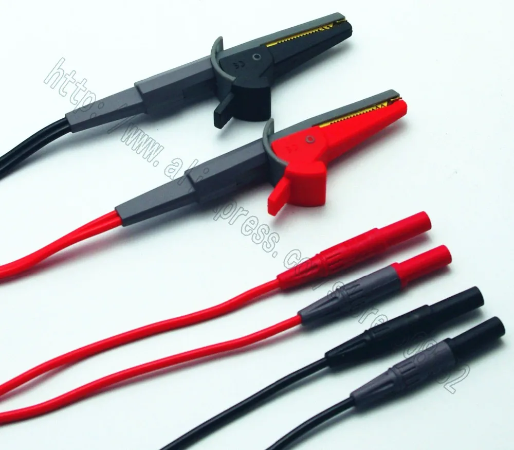 Измеритель LCR тестовый er 4 провода Тестовые свинцовый терминал Кельвин Зажим