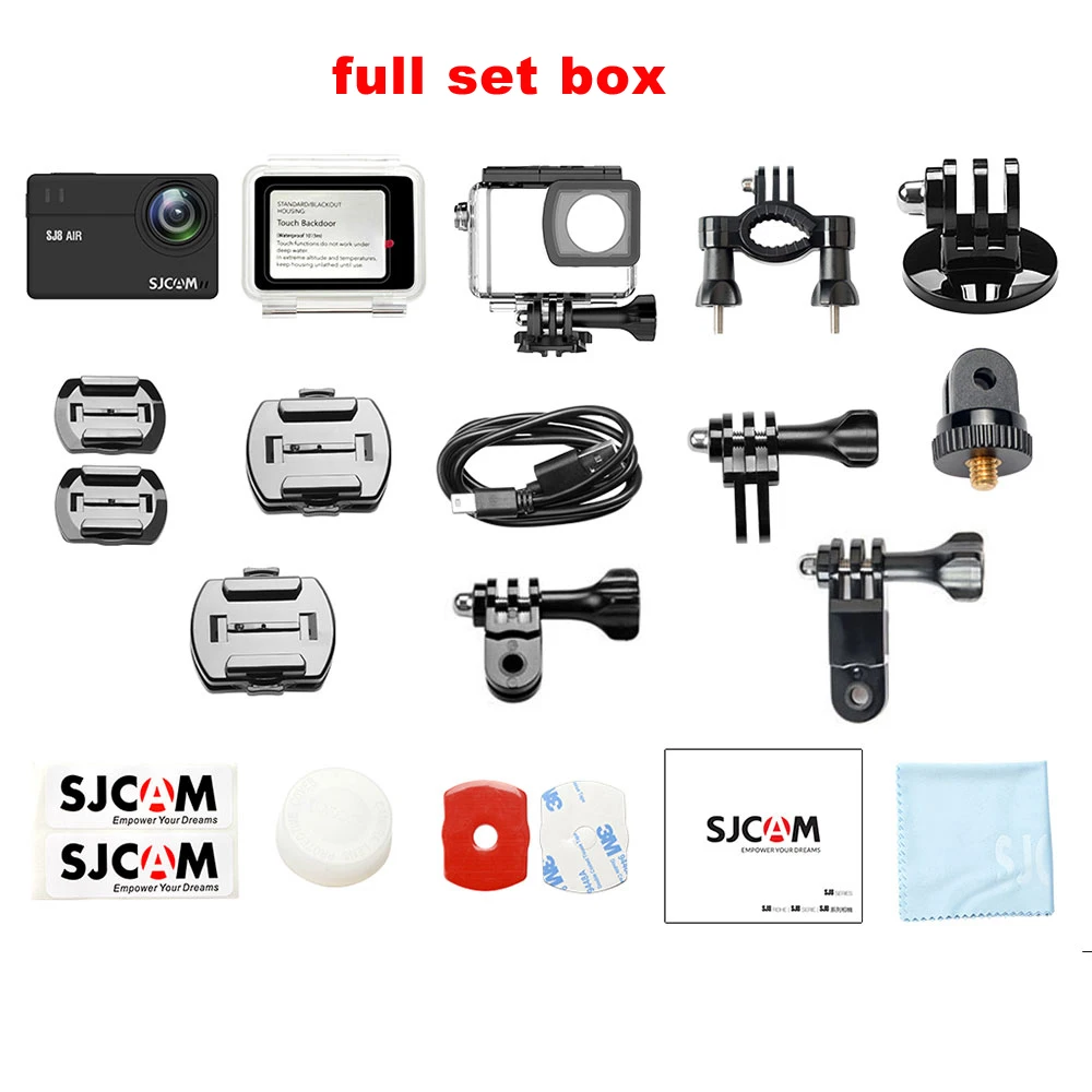 Оригинальный SJCAM SJ8 сенсорный экран 14 МП экшн камера WiFi 1200 мАч HD DVR пульт для