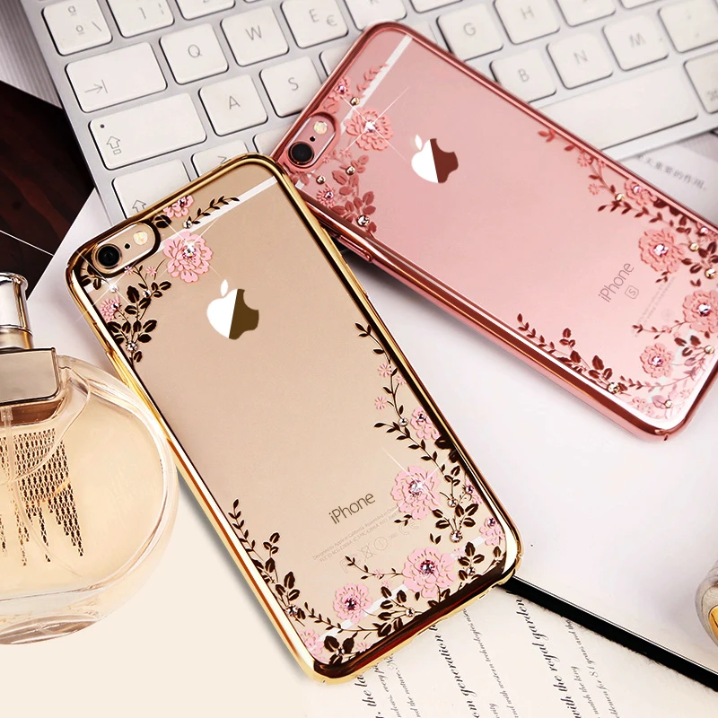 KINGXBAR чехол для iPhnoe 6 крышка 6s плюс кристаллами от Swarovski роскошный бриллиант iphone