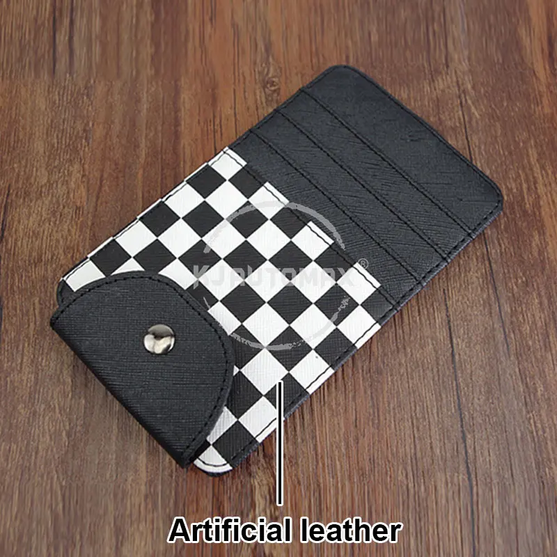 

KJAUTOMAX for all modle of Mini Cooper Card Holder Green Rainbow Checker GreyJack UnionJack