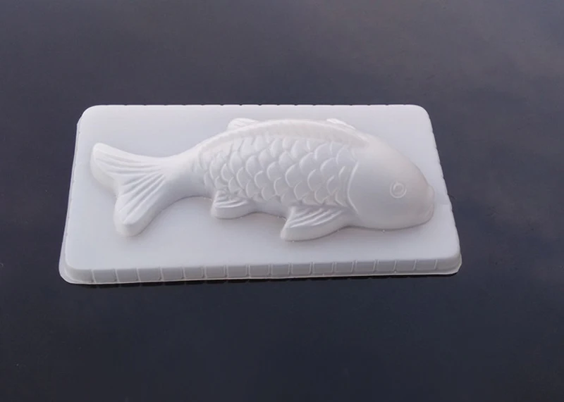 BalleenShiny DIY 3D кои рыба карп плесень пластик; желеобразная масса ручной работы форма для выпечки торт шоколадный пудинг формочка, инструмент для выпечки Посуда