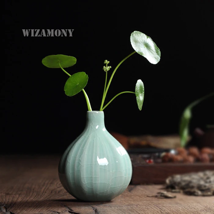 6 типов лидер продаж традиционная китайская фарфоровая Настольная Ваза Longquan Celadon