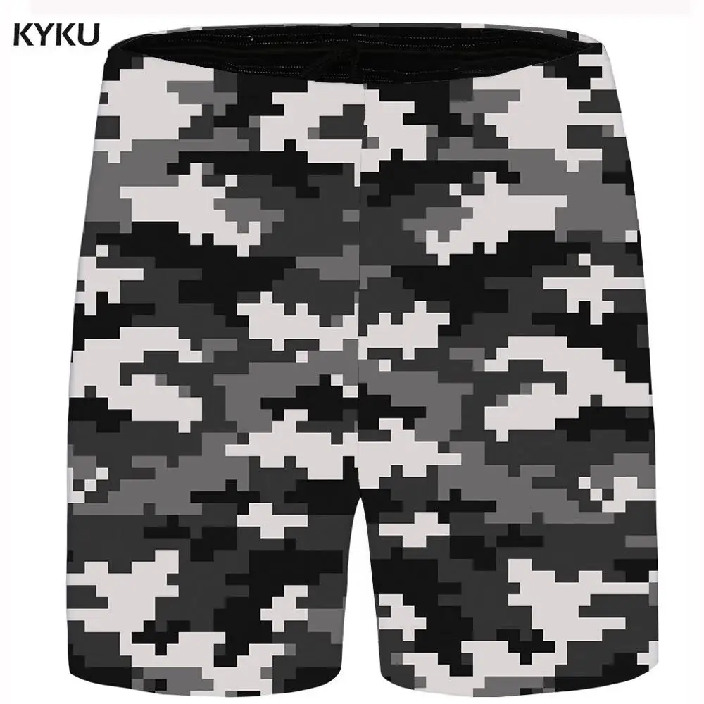 Mens Shorts 13 Бренд KYKU, радужные короткие мужские Разноцветные пляжные шорты, летние клетчатые красивые повседневные шорты Карго, крутые мужские шорты с аниме, новинка - Цвет: Mens Shorts 13