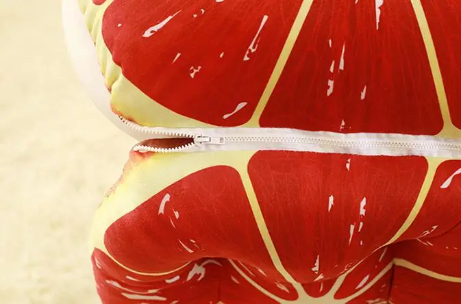 Роскошные декоративные фрукты 3d подушки для домашний декор детей Подушка кресла