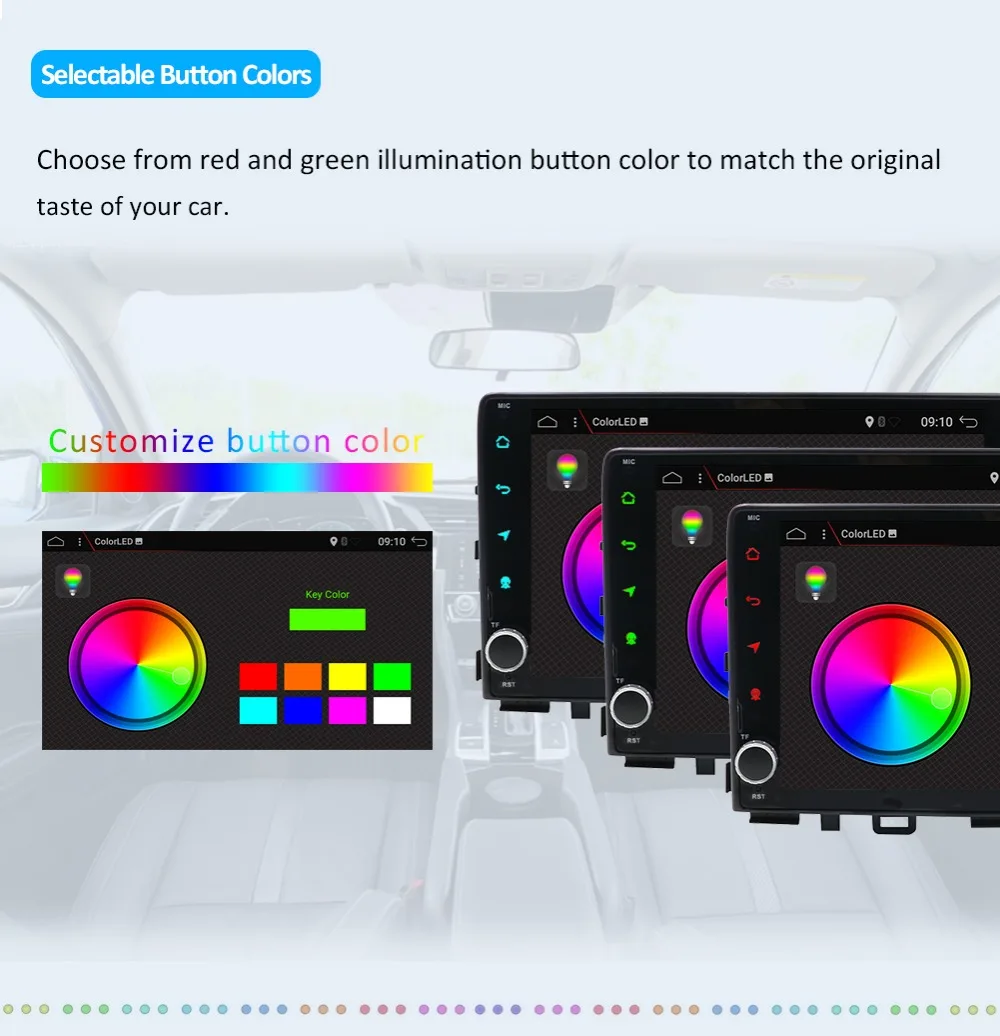 Новейший BOSION 1DIN Android 9,0 Восьмиядерный 2G+ 32G Автомобильный dvd-плеер gps Navi для KIA RIO радио мультимедиа Satnav головное устройство стерео BT