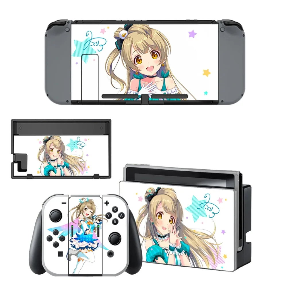 Милый виниловый стикер в стиле аниме для девочек наклейка NintendoSwitch консоли Nintendo