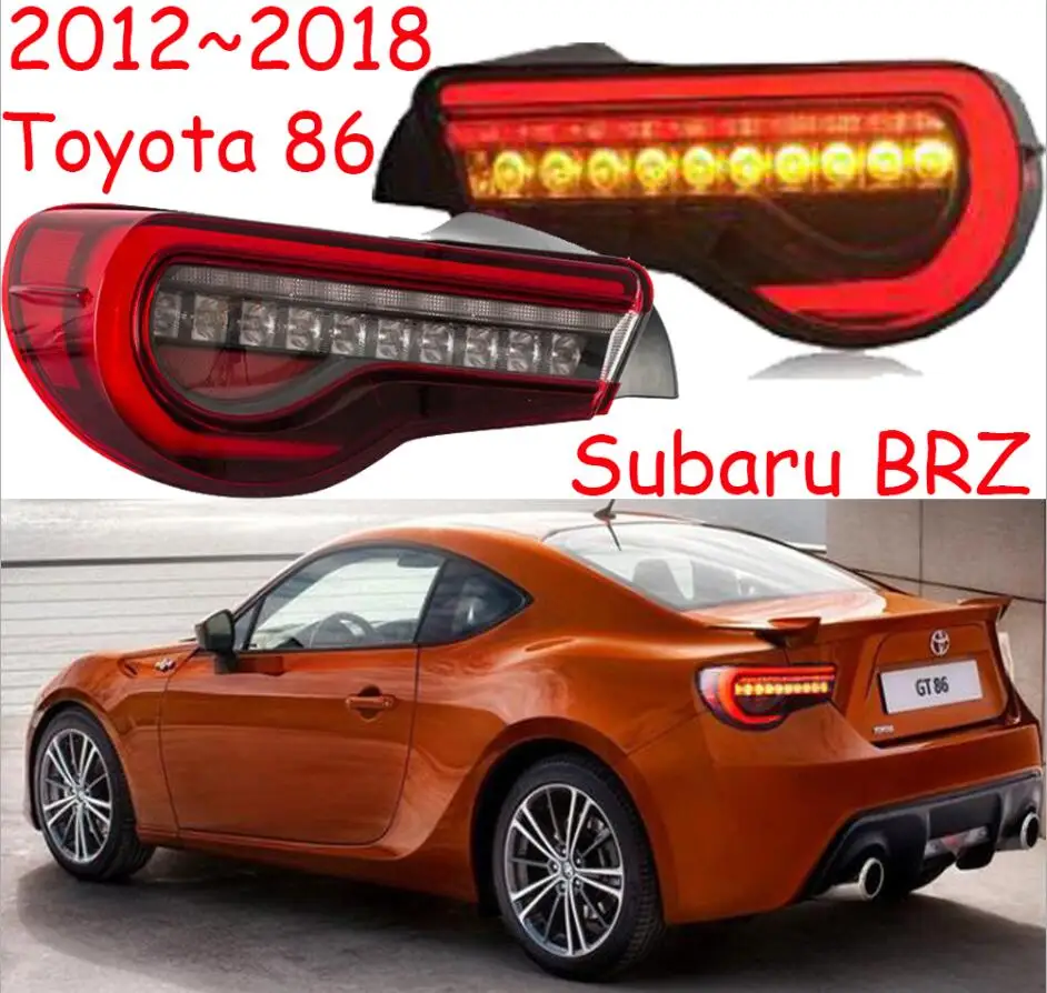 Автомобильный бампер taillamp 86 для Toyota86 GT86 задний фонарь 2012 2013 год светодиодный тормоз+ Парк+ Сигнальные огни - Цвет: Red color