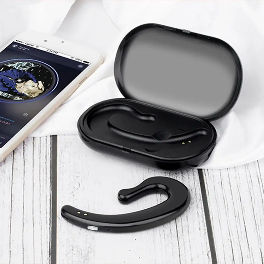 YA09 Bluetooth V5.0 костная проводимость наушники с микрофоном беспроводные спортивные