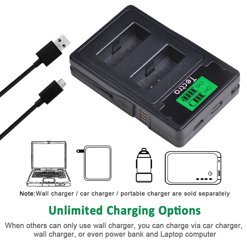 2 шт. LP-E12 LPE12 LP E12 батарея для камеры + ЖК USB Type C зарядное устройство Canon M 100D Kiss X7 Rebel SL1