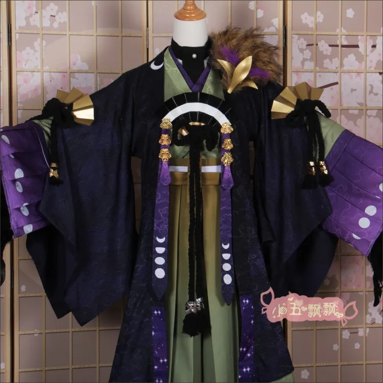 Новинка великолепное кимоно для косплея из игры Onmyoji демон лиса ночь очарование