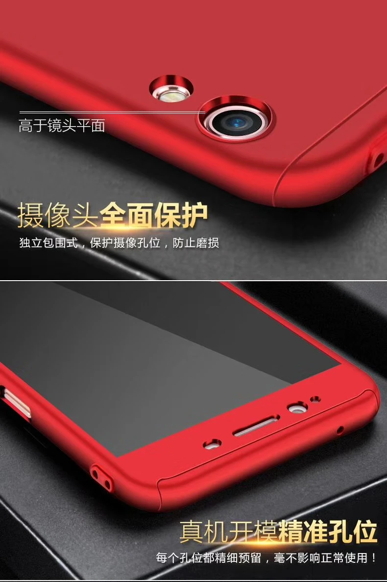 free gift Tempered film/case For huawe honor 10 9 litt 360All-inclusive hard shell phone case for huawei |