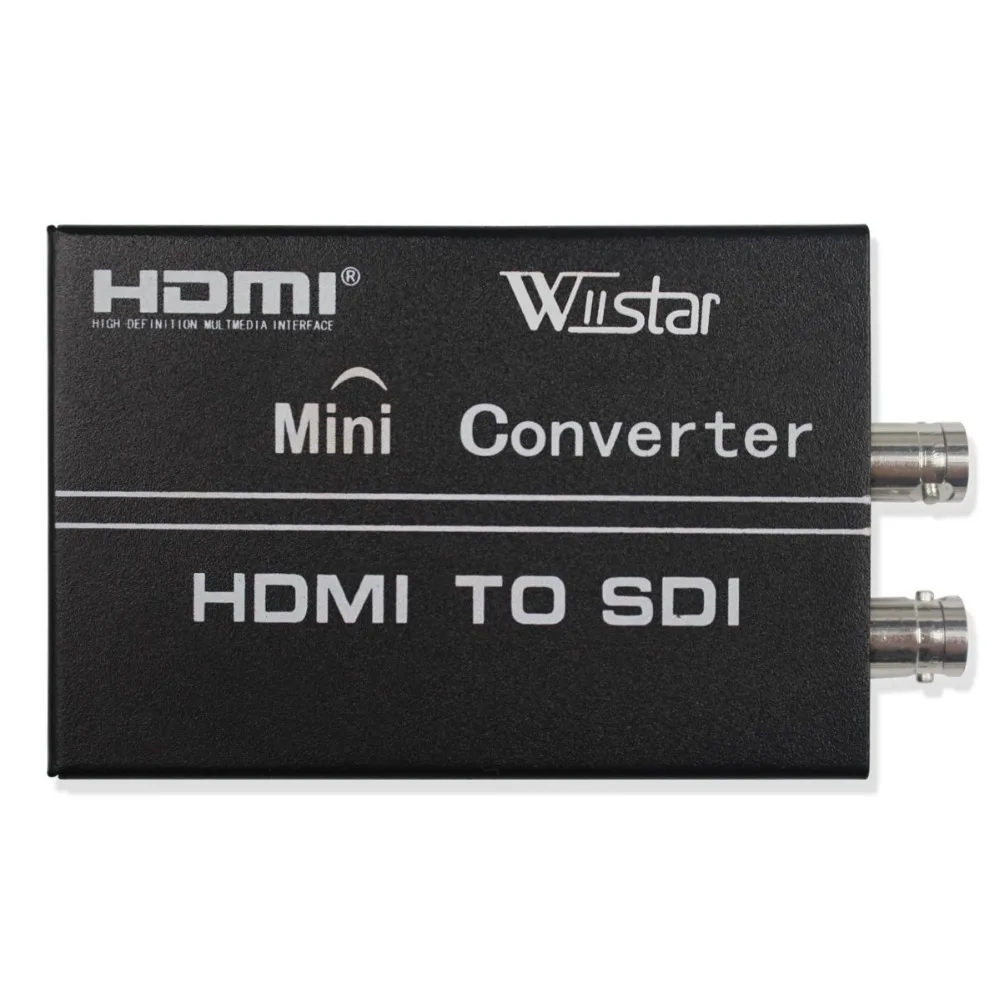 Wiistar преобразователь HDMI в SDI 2 In Out адаптер 1080P Поддержка SD HD 3G для монитора HDTV