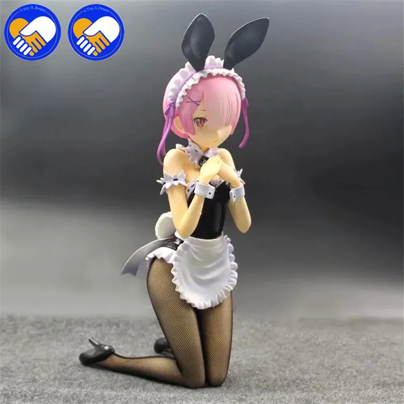 Новинка Re: жизнь в другом мире от Zero Rem Ram Bunny Ver Kneeling Смола голая коллекция Аниме