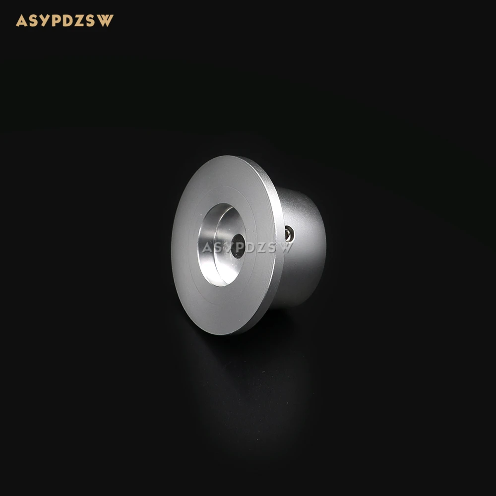 1 PCS Hat shape matte silver 44*22 Full aluminum amplifier solid Volume potentiometer knob | Электроника